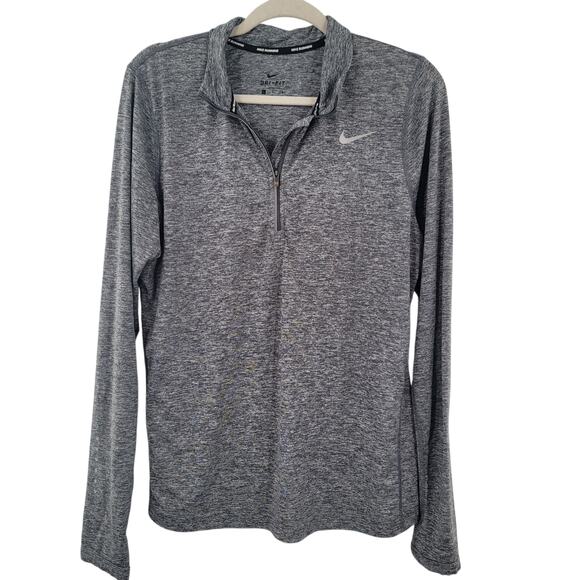 Nike Women's Dri-FIT 1/4-Zip Running Pullover Shirt Size L - Picture 2 of 5